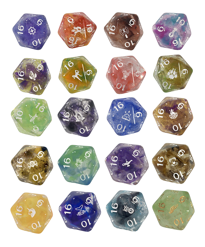 Classes & Creatures XLd20 (w/ symbols) Bundle1