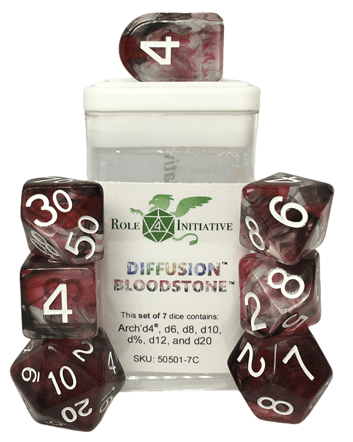 Set 7 dice w/ Arch'd4: Diffusion Bloodstone1