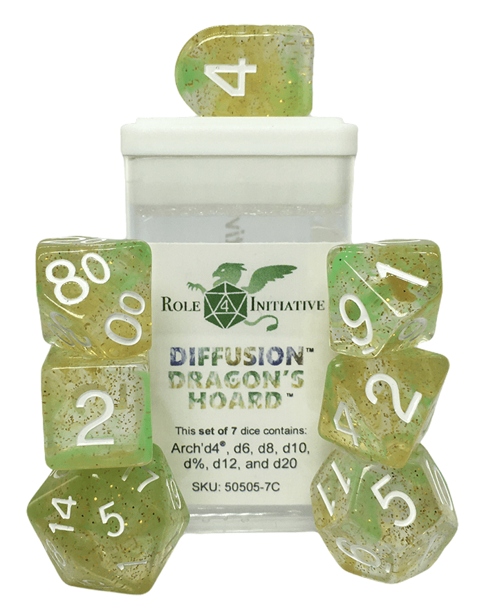 Set 7 dice w/ Arch'd4: Diffusion Dragon's Hoard1