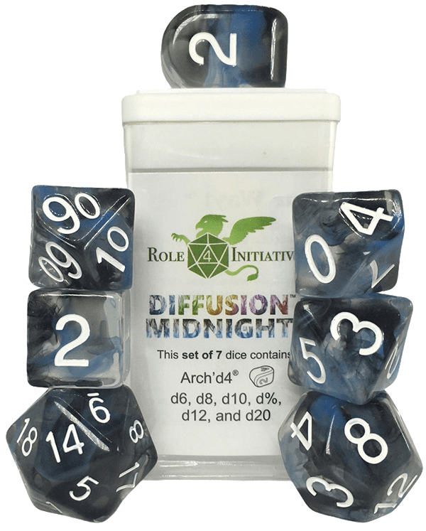 Set 7 dice w/ Arch'd4: Diffusion Midnight1