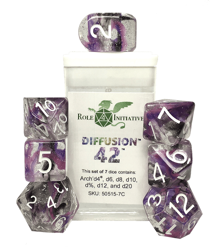 Set 7 Dice w/ Arch'd4: Diffusion 421