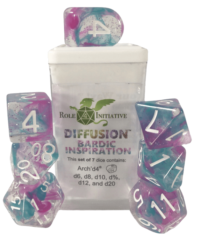 Set 7 dice w/Arch'd4: Bardic Inspiration w/ Symbol1