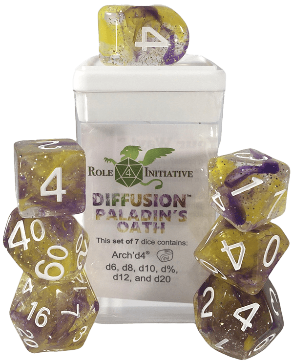 Set 7 dice w/ Arch'd4: Paladin's Oath w/ Symbol1