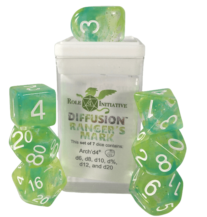 Set 7 dice w/ Arch'd4: Ranger's Mark w/ Symbol1