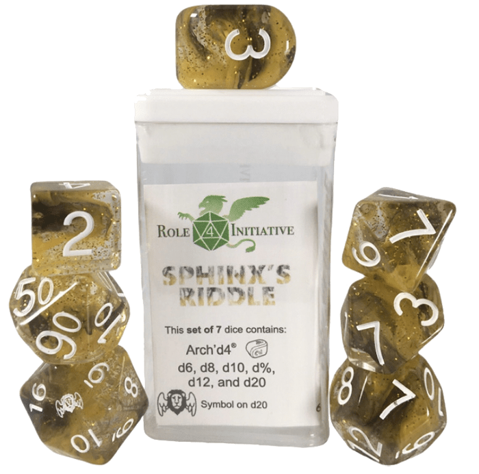Set 7 dice w/ Arch'd4: Sphinx's Riddle w/ Symbol1
