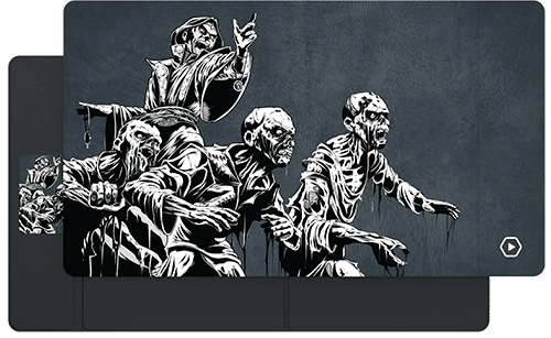 ETB Playmat Art Masters - Animate Dead by Phil Stone7