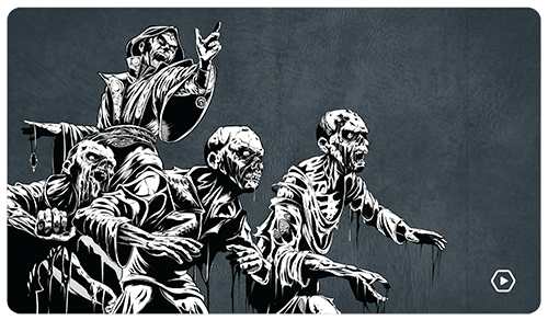 ETB Playmat Art Masters - Animate Dead by Phil Stone5