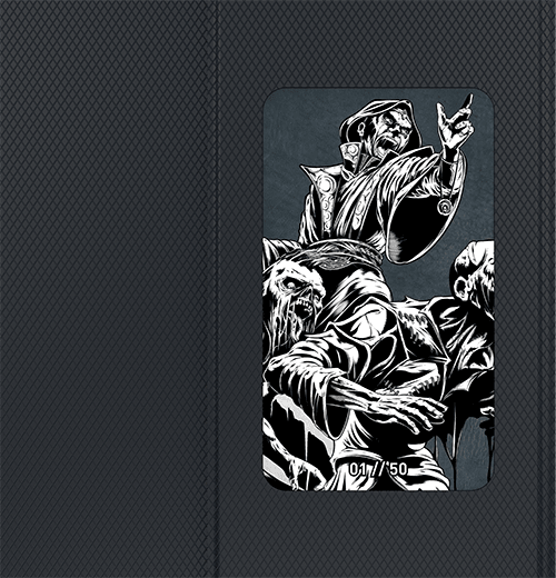 ETB Playmat Art Masters - Animate Dead by Phil Stone3