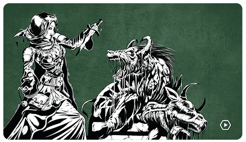 ETB Playmat Art Masters - Beast Within by Phil Stone5