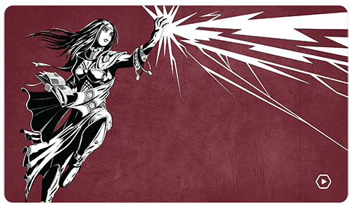 ETB Playmat Art Masters - Lightning Bolt by Phil Stone5