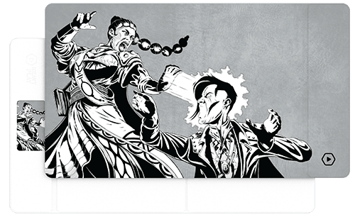 ETB Playmat Art Masters - Silence by Phil Stone7