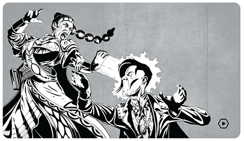 ETB Playmat Art Masters - Silence by Phil Stone5