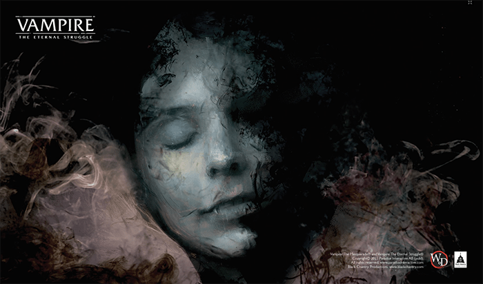 The Eternal Struggle: Playmat - 61cm x 35cm Faceless Night1