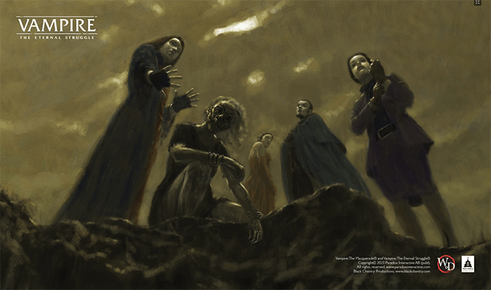 The Eternal Struggle: Playmat - 61cm x 35cm Judgement- Camarilla Segregation1