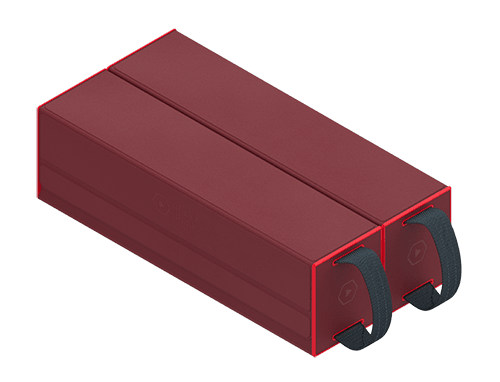 RFG DeckBox Carrier 500DS Barbarian Red9