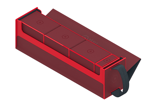 RFG DeckBox Carrier 500DS Barbarian Red8