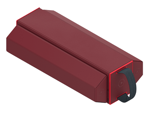 RFG DeckBox Carrier 500DS Barbarian Red11