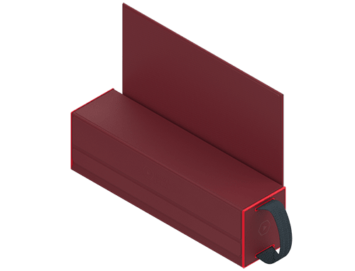 RFG DeckBox Carrier 500DS Barbarian Red12