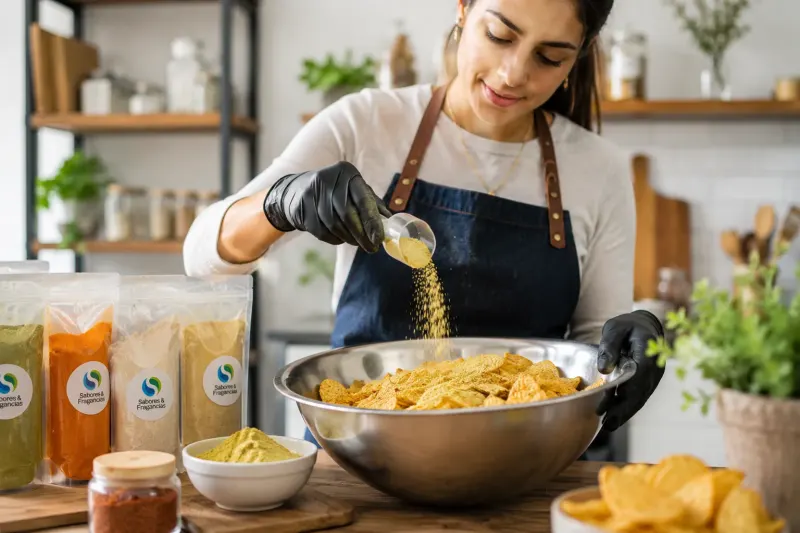 ¿Saborizas papas fritas y no te funciona?: descúbrelo aquí en 4 pasos