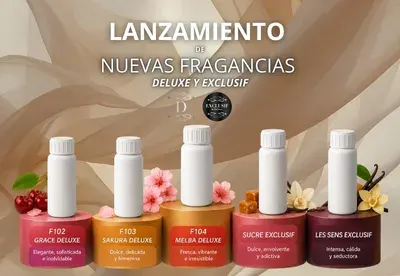 Descubre las nuevas fragancias femeninas de la línea Deluxe y Exclusif