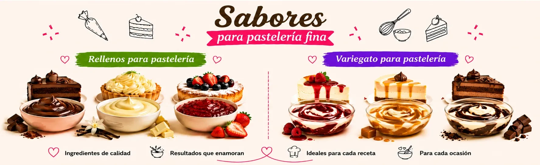 VARIEGATO PARA PASTELERIA