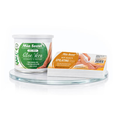 Kit Cera en Gel Aloe Vera + Aplicadores
