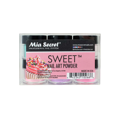 COLECCIÓN SWEET NAIL ART POWDER X62
