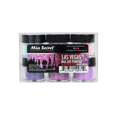 COLECCIÓN LAS VEGAS X6 NAIL ART POWDER