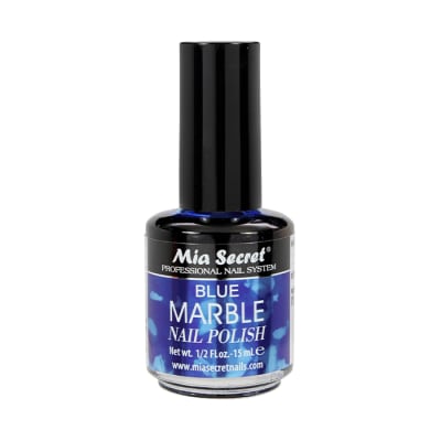 BLUE MARBLE NAIL POLISH2