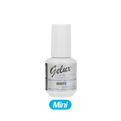 MINI GELUX WHITE 0.25 OZ2
