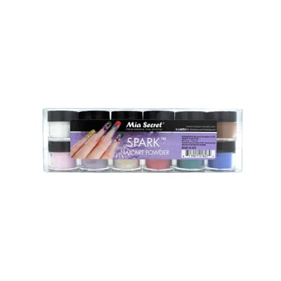 COLECCIÓN SPARK NAIL ART POWDER X12
