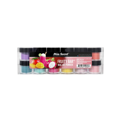 COLECCIÓN FRUITY BAR NAIL ART POWDER X12