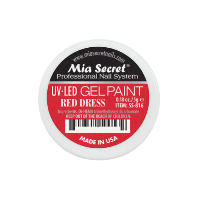 GEL PAINT RED DRESS