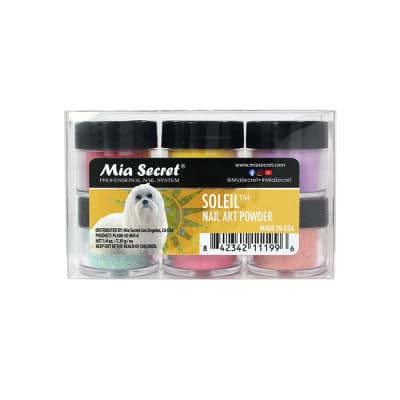 SOLEI NAIL ART POWDER X6