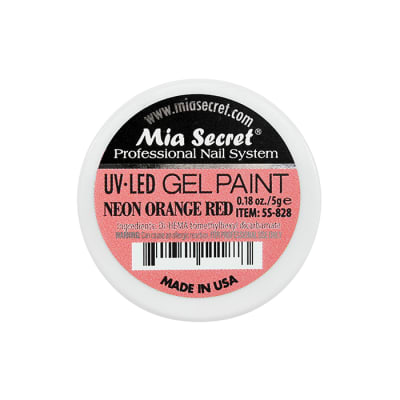 GEL PAINT NEON ORANGE RED2