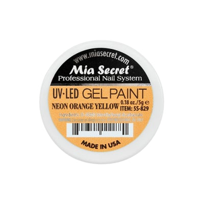 GEL PAINT NEON ORANGE YELLOW1