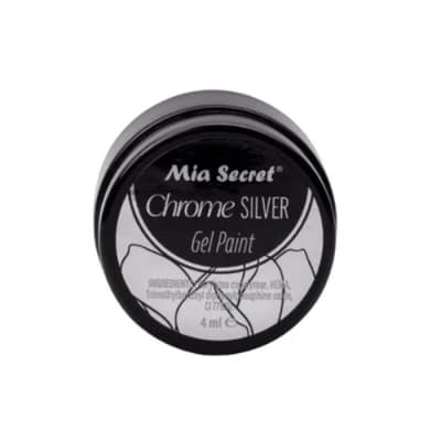 CHROME GEL PAINT SILVER 4 ML5
