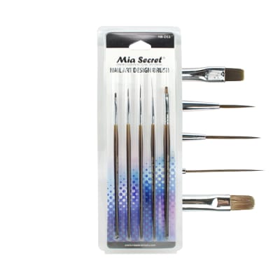 PINCEL NAIL ART SET 5PZ