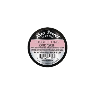 FROSTED PINK ACRYLIC POWDER 1/2 OZ1