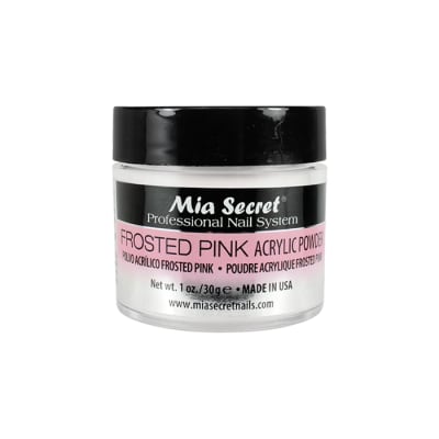 FROSTED PINK ACRYLIC POWDER 1 OZ