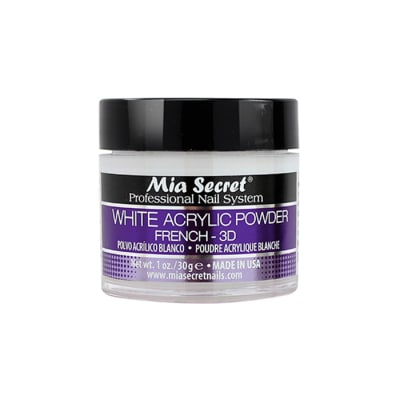 WHITE ACRYLIC POWDER 1 OZ