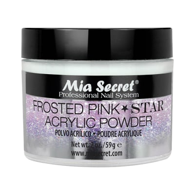 STAR FROSTED PINK ACRYLIC POWDER 2 OZ2