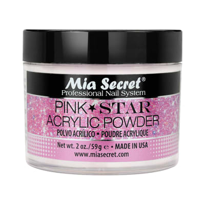 STAR PINK ACRYLIC POWDER 2 OZ2