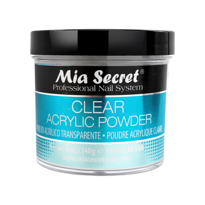 CLEAR ACRYLIC POWDER 8 OZ