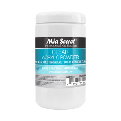 CLEAR ACRYLIC POWDER 1.5 LBS