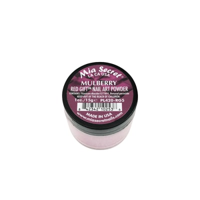 MULBERRY RED GIFT NAIL ART POWDER 1 OZ1