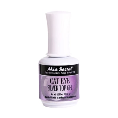 CAT EYE SILVER TOP GEL 0.5 OZ