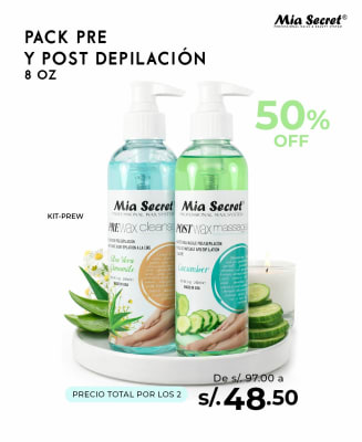 Kit Pre y Post depilación1