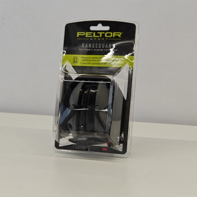 Peltor RangeGuard Electronic Earmuffs (NRR 21dB) Black and Gray