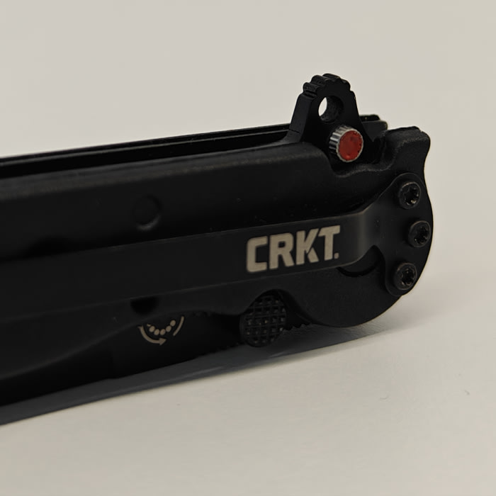 CRKT M16-Z EDC Folding Knife 3'' AUS 4 Stainless Steel Spear Point Blade Zytel Handle Black2